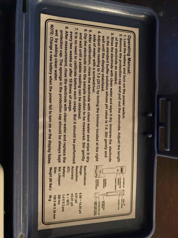 Ph test kit Omega PHH-5012