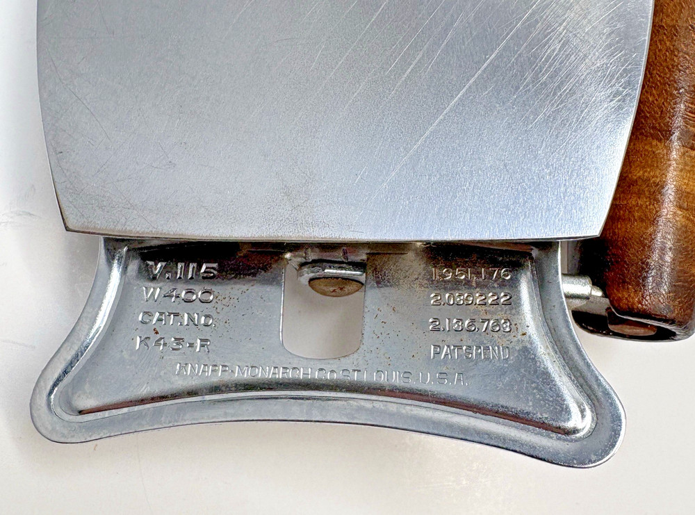 K-M Knapp Monarc Folding Travel Iron