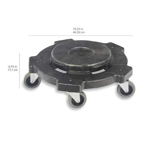 Amazon Basics Heavy-Duty Rolling Dolly for 32, 44 & 55 Gallon Round Containers