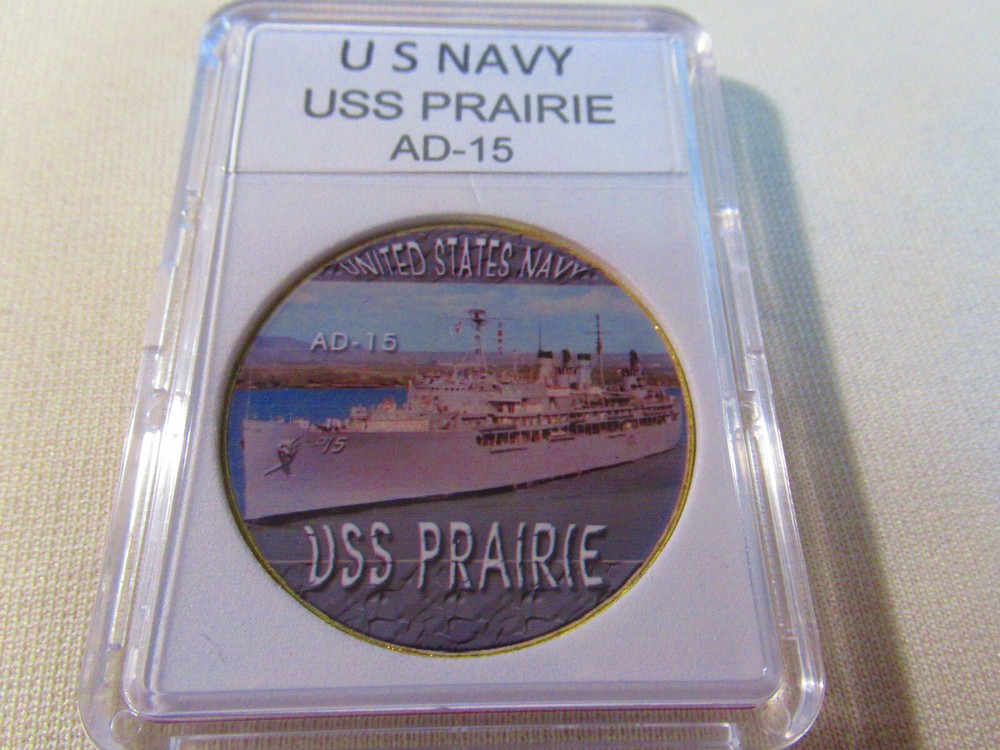US NAVY - USS Prairie (AD–15) Challenge Coin