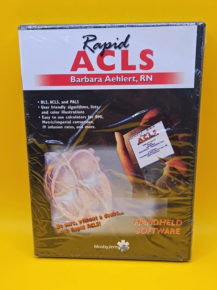 Rapid ACLS - CD-ROM Handheld Software by Aehlert, Barbara J. Windows 95 & Above