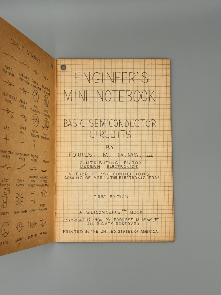 Archer Radio Shack 276-5013 Engineers Mini Notebook Basic Semiconductor Circuits