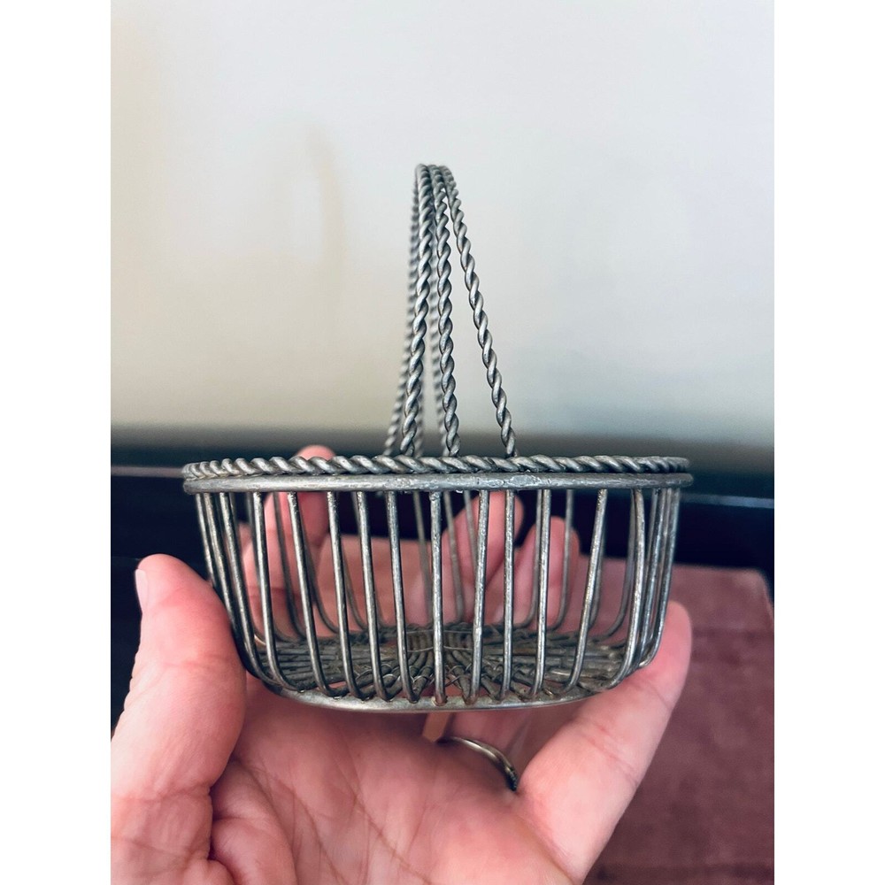 Micro Silver Wire Basket | Jewelry Storage