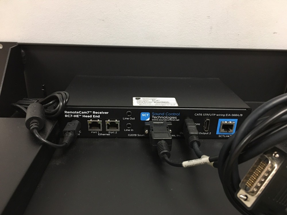 Sound Control Technologies RemoteCam7 Head End Receiver RC7-HE W/AC Adapter