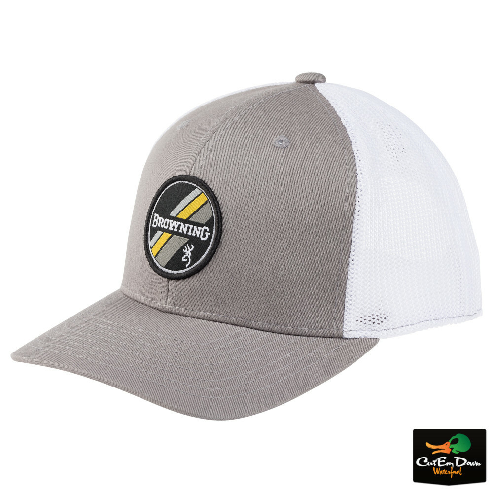 NEW BROWNING WRENCHED PATCH LOGO MESH BACK CAP SNAP BACK HAT