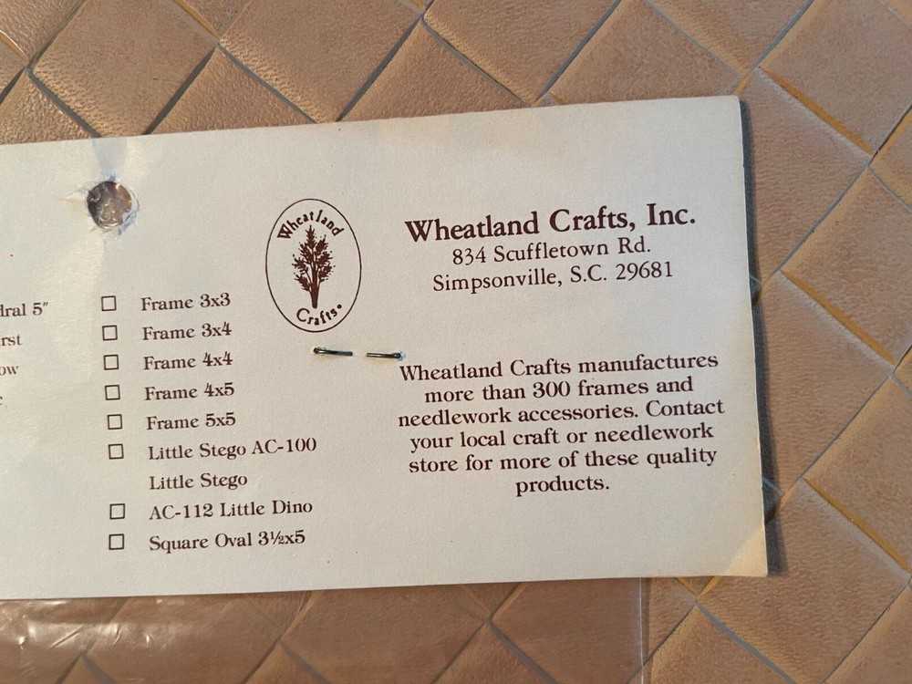 Wheatland Crafts, Inc Easel Back New