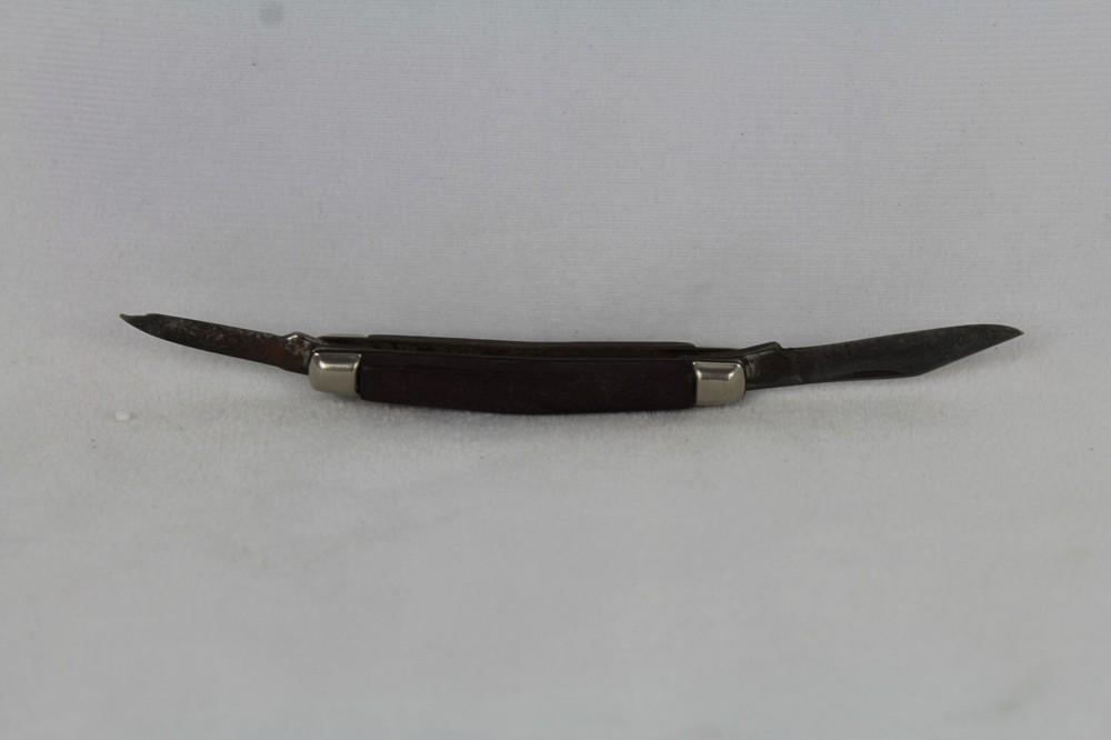 Vintage SABRE Multi Blade Folding Black Pocket Knife