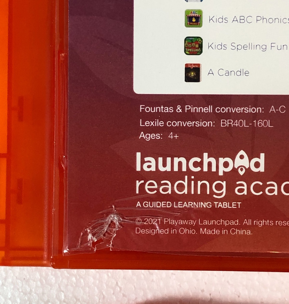 Launchpad: Level 2: Emerging: Rocket Pack Pre-load Ages 4+ E-23