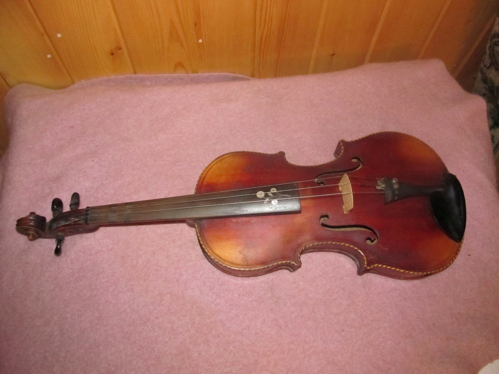 Antique Ornate German Made? Violin 4/4