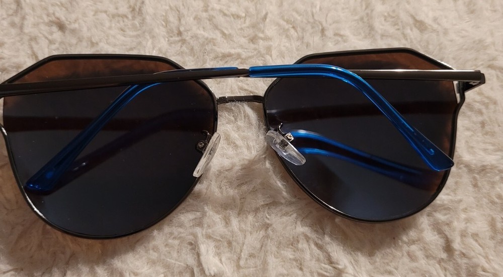 ZERMATT SUNGLASSES. AVIATOR frame, BLUE Polarized 2616p