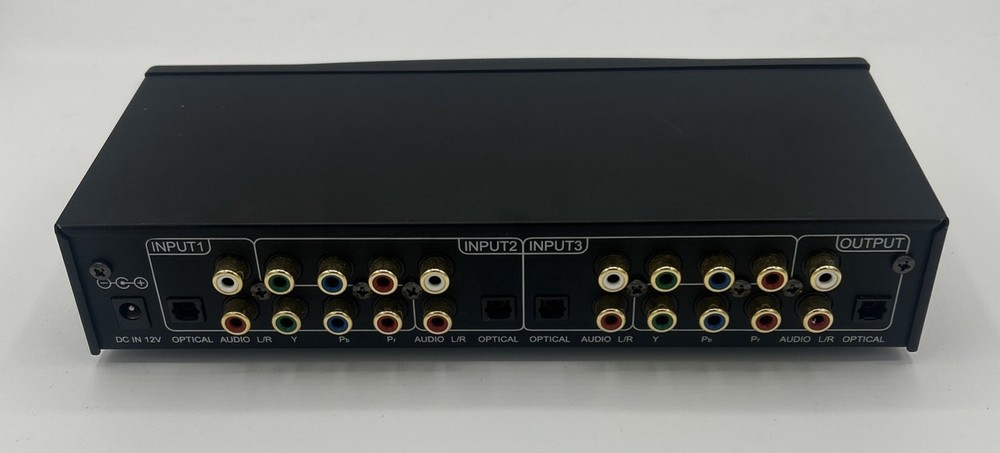 IMPACT ACOUSTICS Comp 3-PLAY Selector No Remote/Power Untested