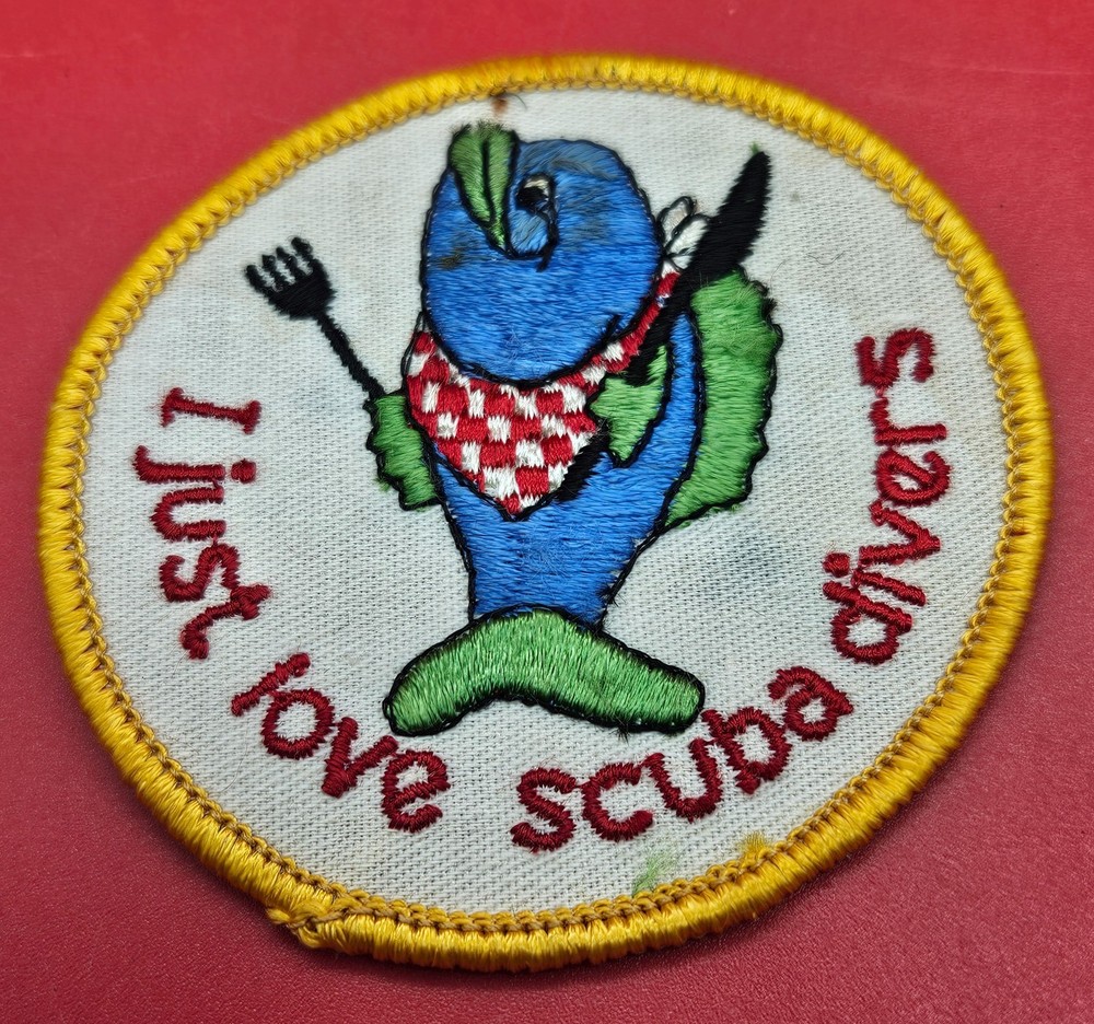 I just love scuba divers patch