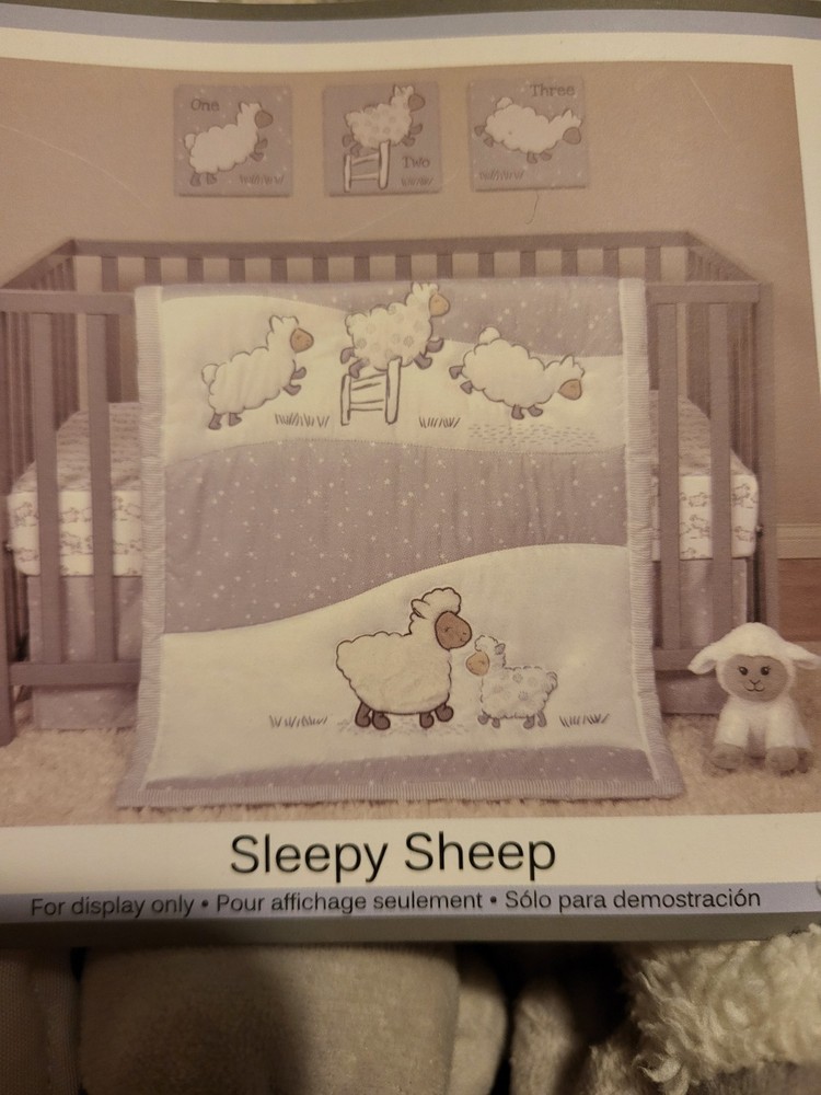 Sammy & Lou Sleepy Sheep Crib Set Nursery Decor