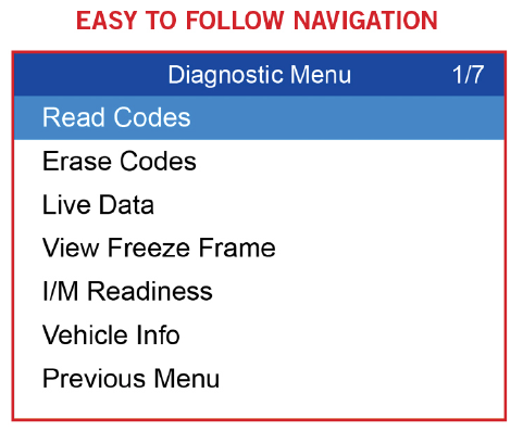 Autel Autolink AL329 (Upgraded AL319) OBD2/EOBD Handheld Code Reader