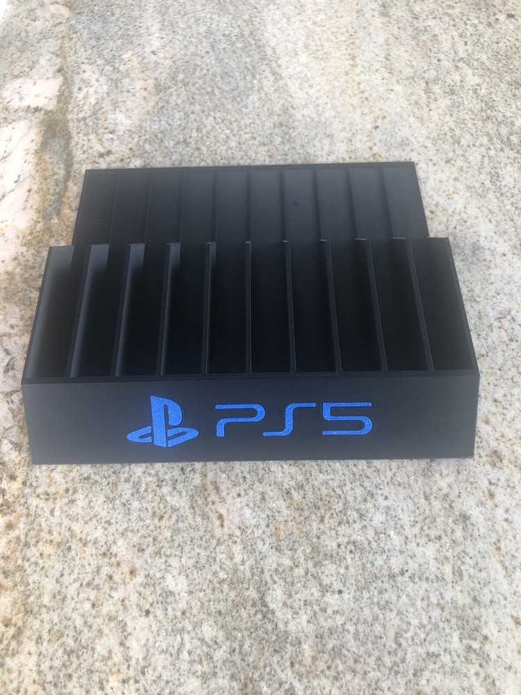 PlayStation 5 Game Case Holder Black/Blue
