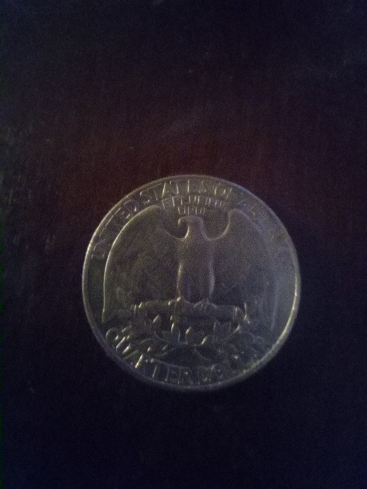 1992 P mint mark quarter with In Cod We Trust error