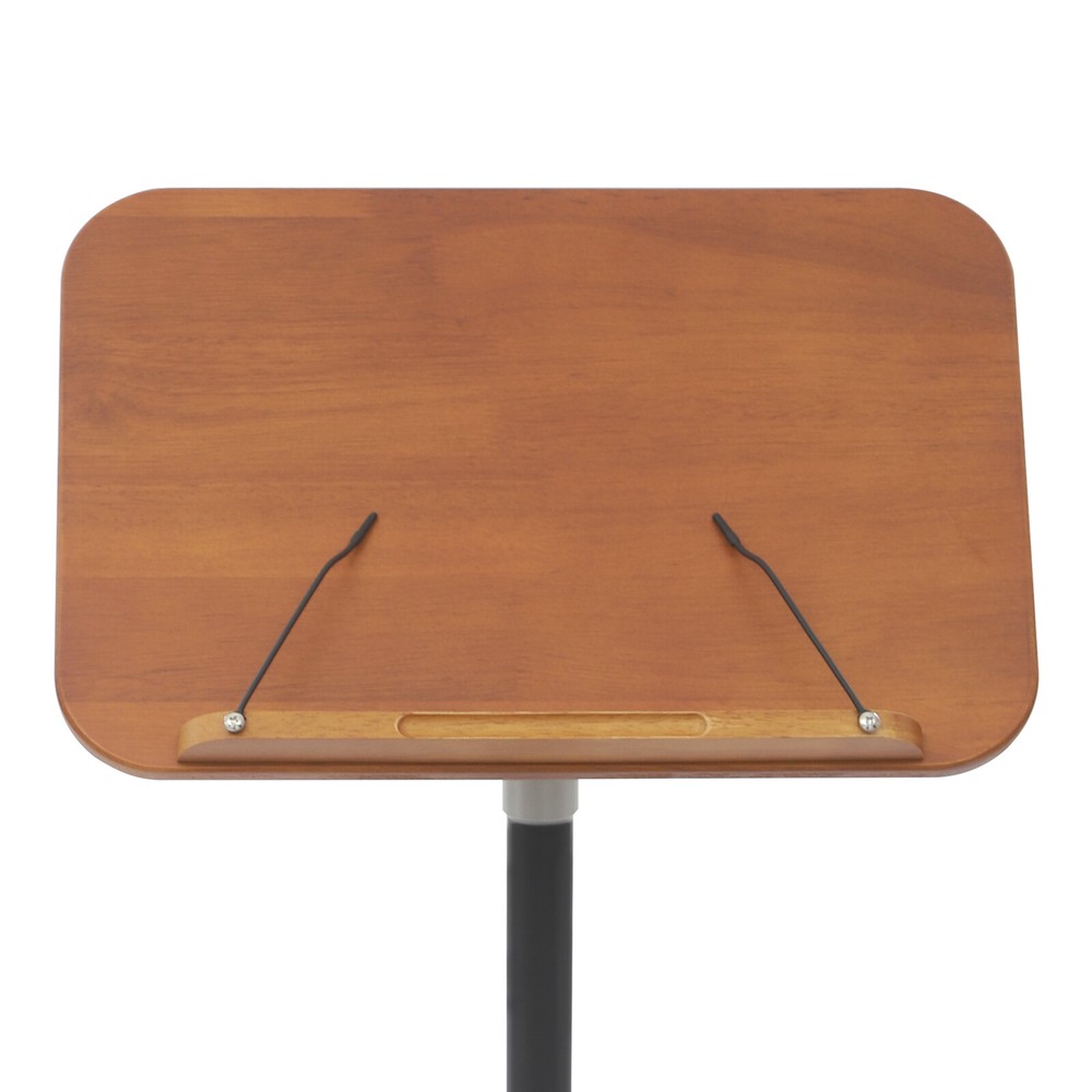 Adjustable Book Stand with Durable Iron & Wood, Perfect for Reading