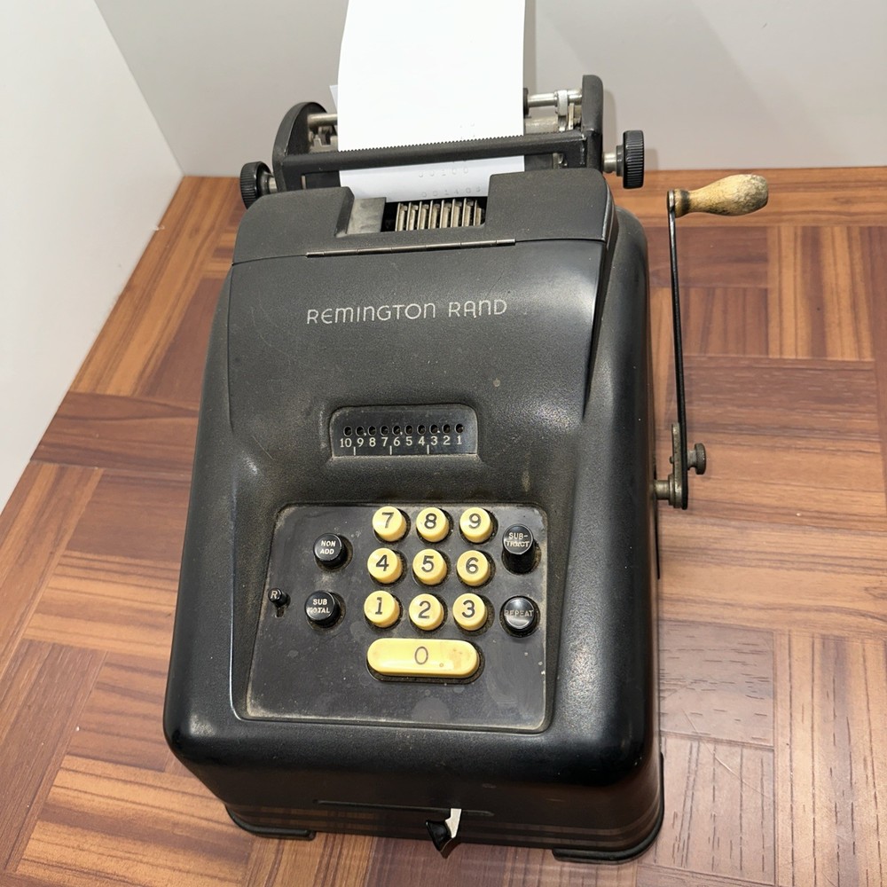 Vintage Adding Machine Manual Remington Rand 10 Key
