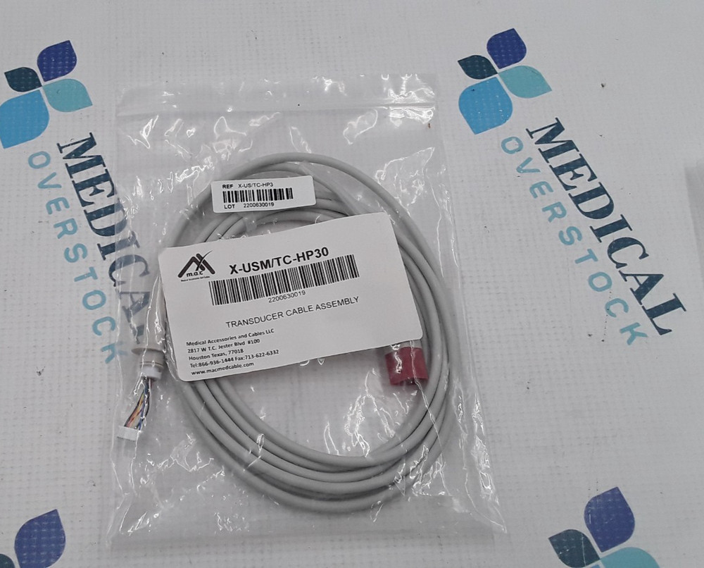 M.A.C Transducer Cable Assembly REF X-USM/TC-HP30