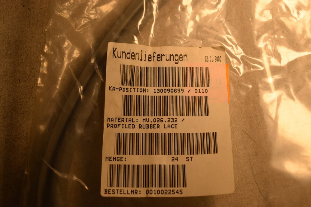 Heidelberg MV.026.232 Profiled Rubber Lace
