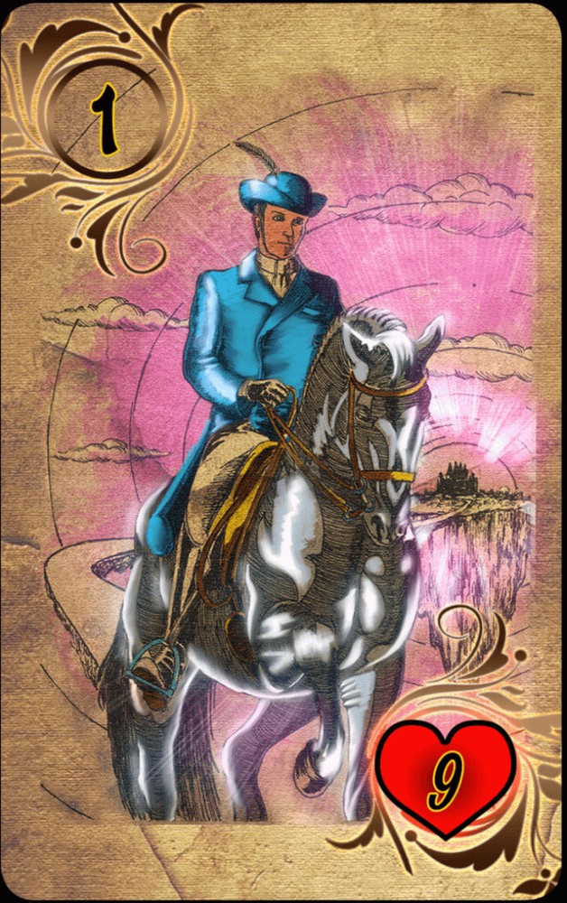 Оракул Ленорман "Золотая Сова" Oracle Lenormand "Golden Owl" Deck Tarot