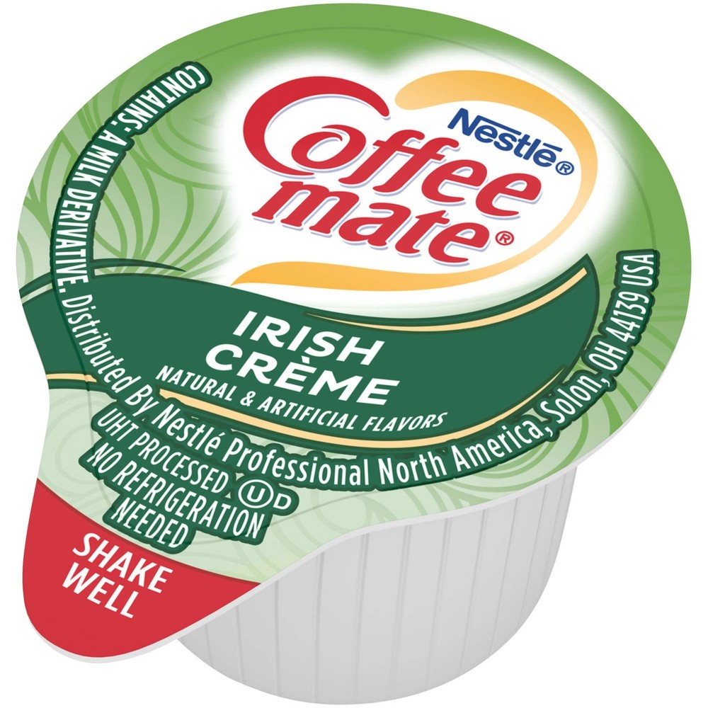 Coffee Mate Liquid Creamer Singles - Irish Creme - 50 ct