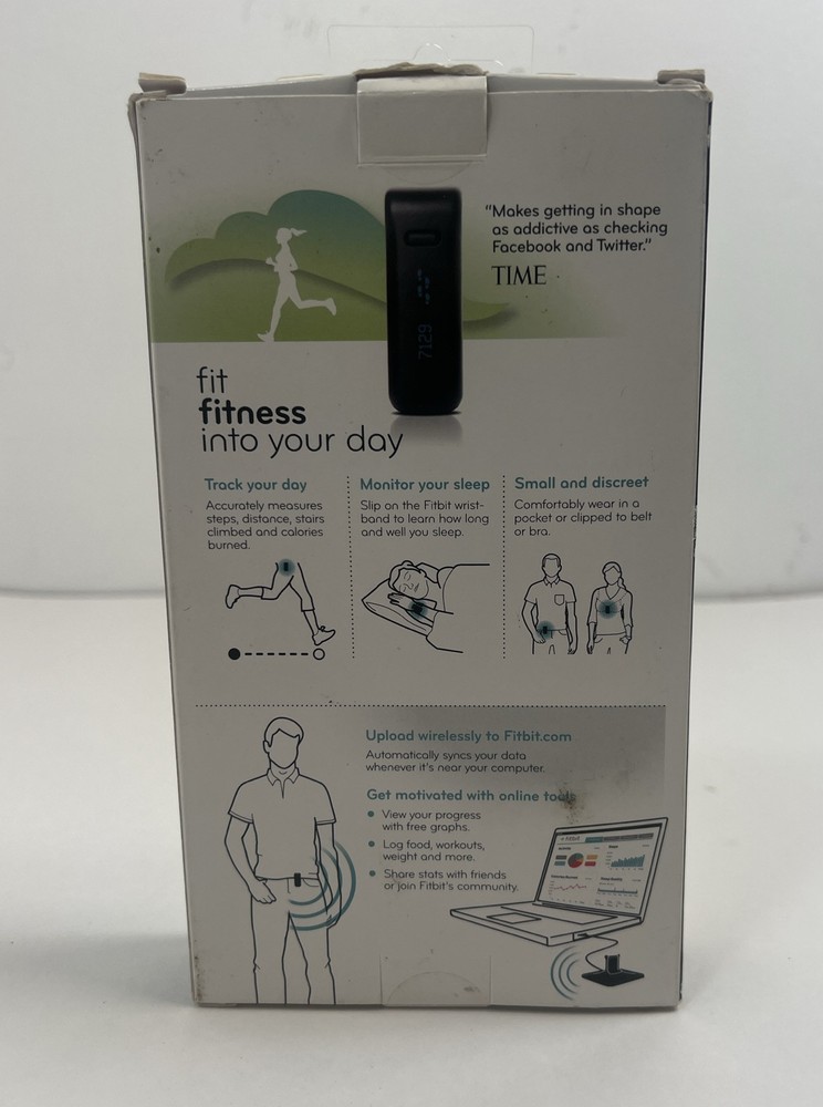 Fitbit ULTRA Wireless Activity & Sleep Tracker, Black/Blue WINDOWS OR MAC