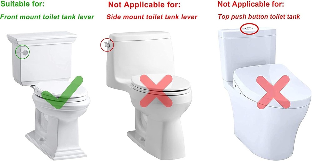 Toilet Flush Handle Replacement Fit for Kohler Cimarron Universal Front Mount