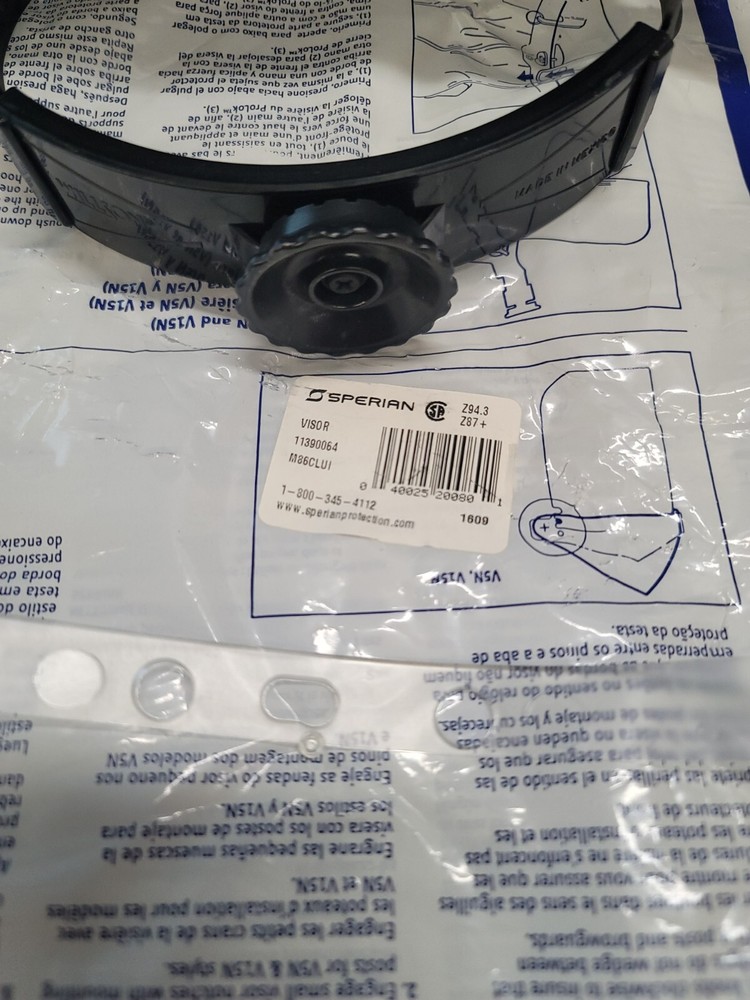 Willson Protecto Protective Splash Shield Prolok Face Gear Visor Faceshield Z87