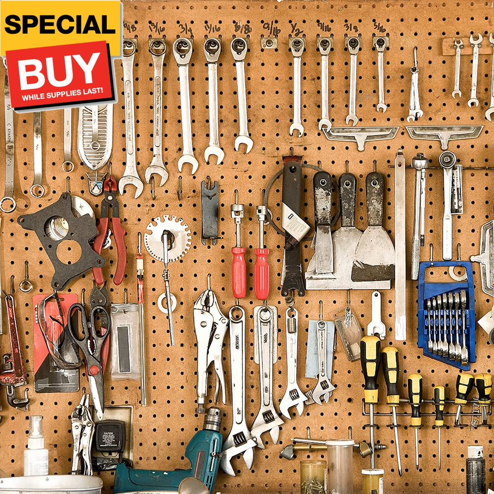 278PCS Pegboard Accessories Organizer Kit, Peg Board Hooks Set with Bins for Org