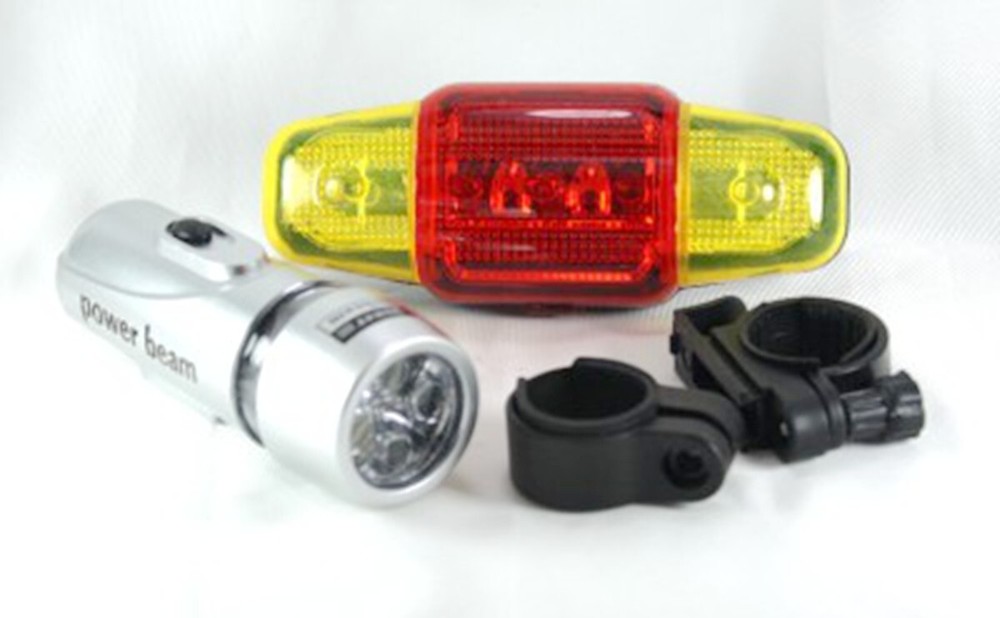 LED Bike Light + 7 Different Mode Rear Flashlight