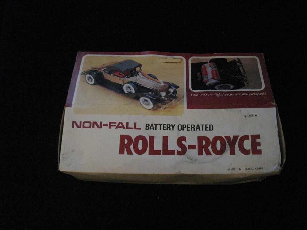 ROLLS-ROYCE Vintage "Non-fall" Battery Operated In Box