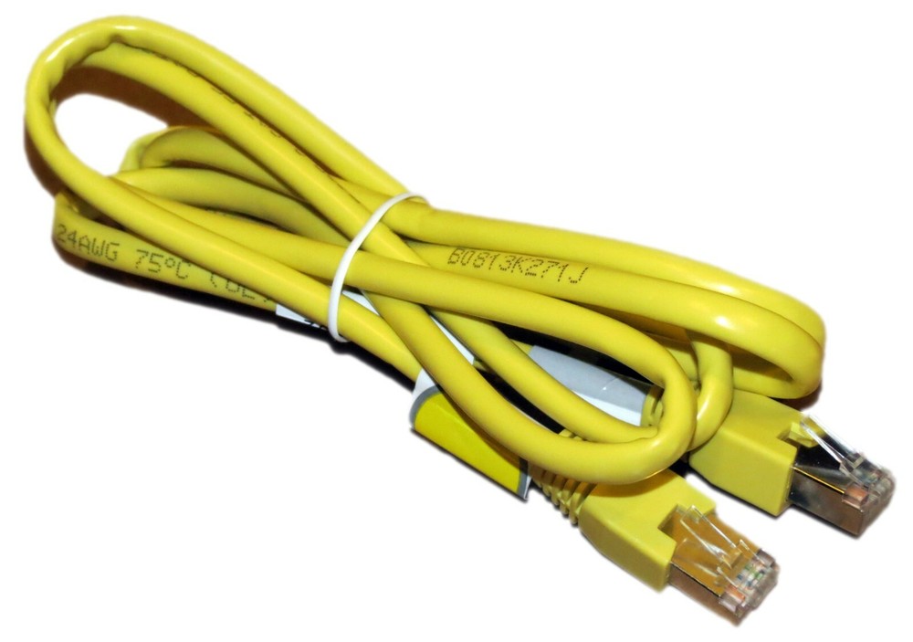 5 ft. Yellow CAT5e Ethernet Cable CAT5 RJ45 LAN Line Network Wire Patch Cord