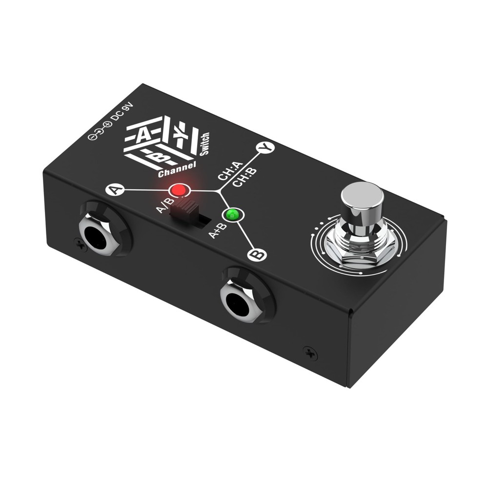 ABY Box Line Selector AB Switch Mini Guitar Effect Pedal True Bypass - Compac...
