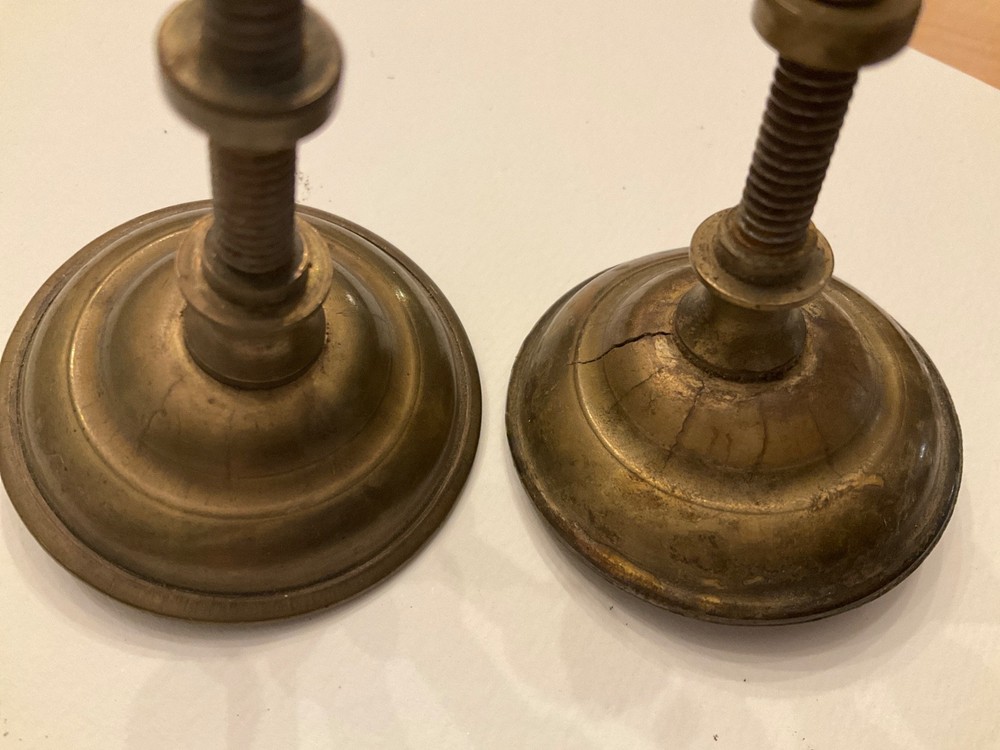 Single Post Drawer Pull basket weave Furniture Drawer Pull Cabinet Pull Brass