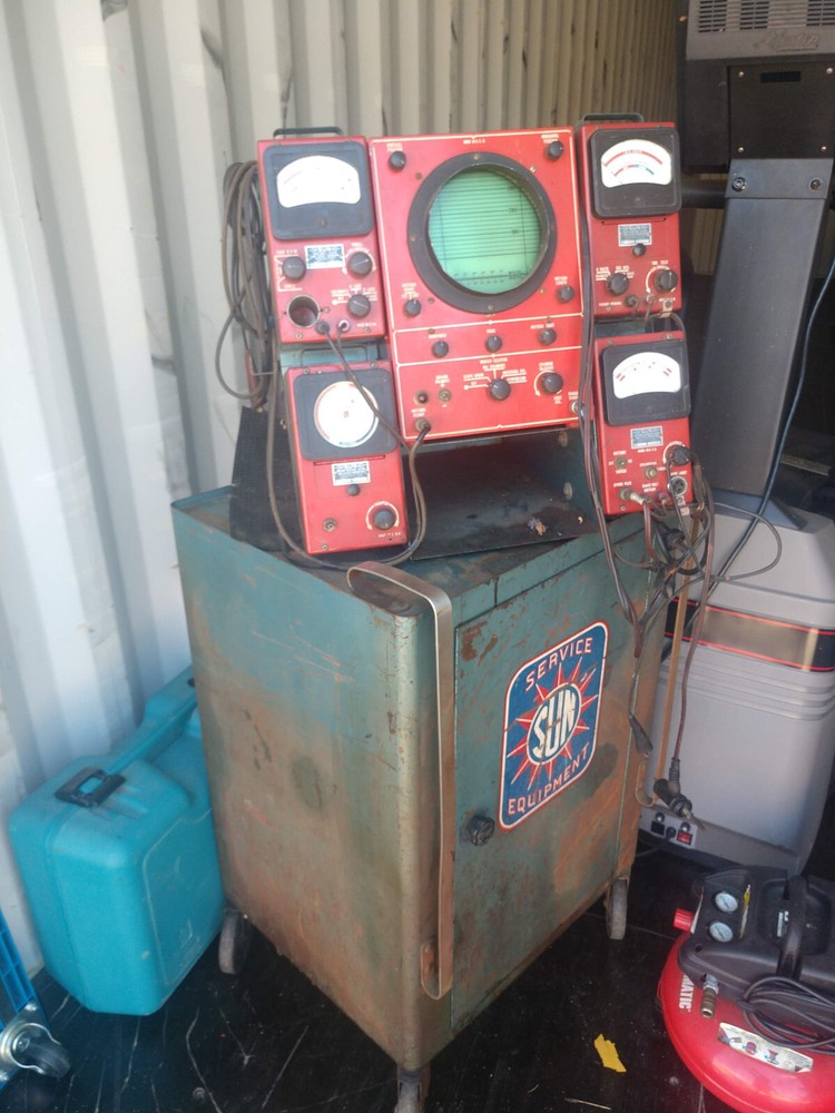 ALLEN computer TEST CENTER Engine ANALYZER FRAME BOOM ONLY PARTS CABLES PROBE S