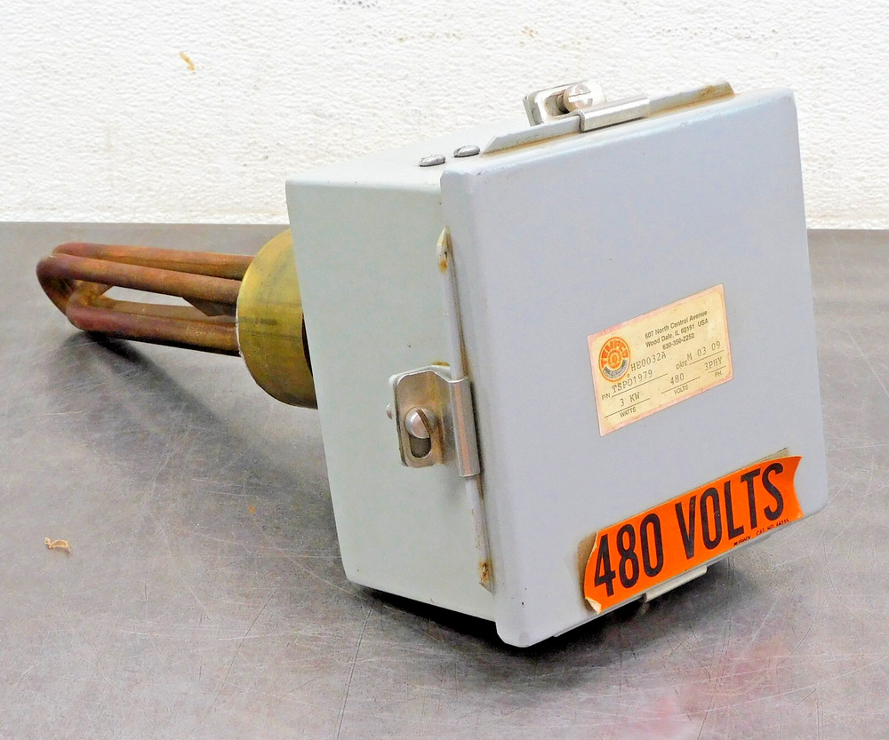 Tempco TSP01979 Immersion Heater HE0032A 3PH 480V 3kW