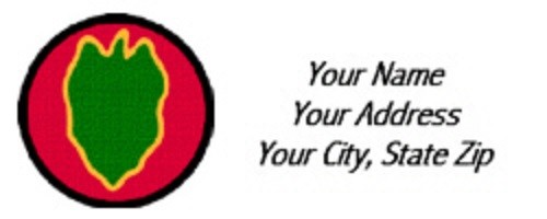 Address Labels - 24th Infantry