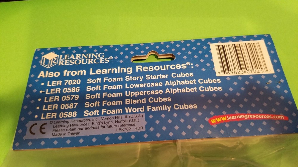 Story Starter Cubes Learning Resources Set of 6 NEW