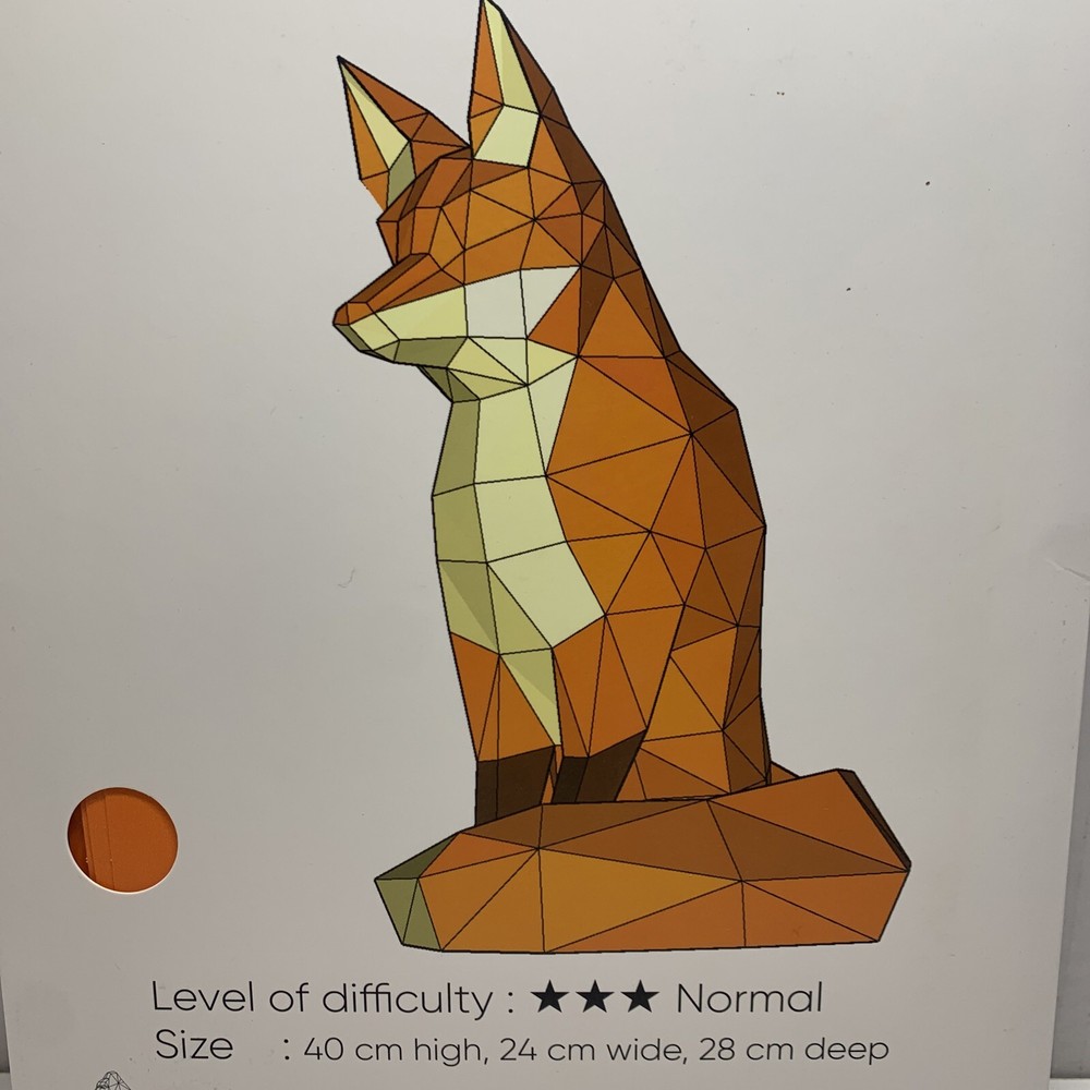 3D Papercraft Model-Fox -FOXTOR