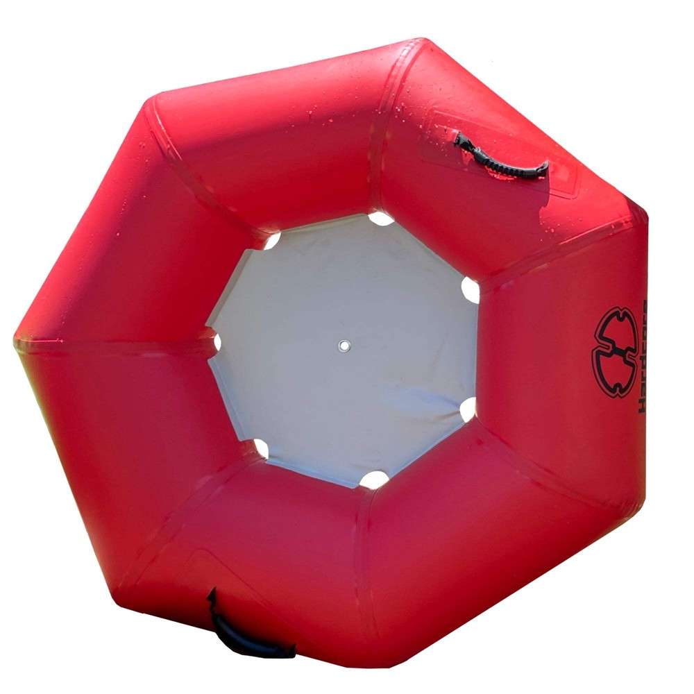Hardcore River Tube with Durable Triple-Layer PVC, Ergonomic Seven-Sided Design,