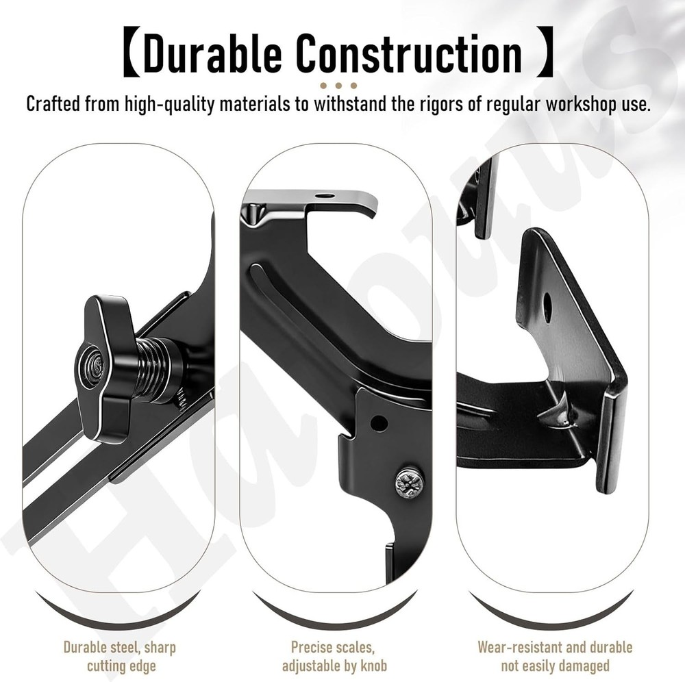 Edge Guide for Fixed Base Compact Router, Compatible With DEWALT Router, PORT...