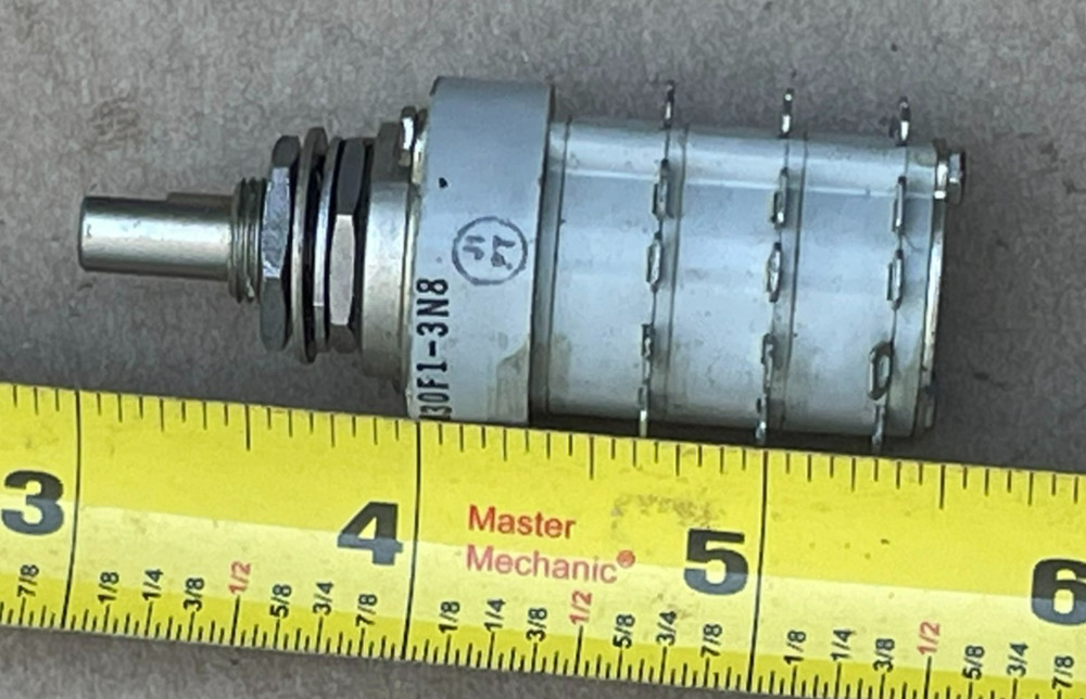 Janco Rotary Switch 2Amp / 115VAC, SR04F30C3HPC