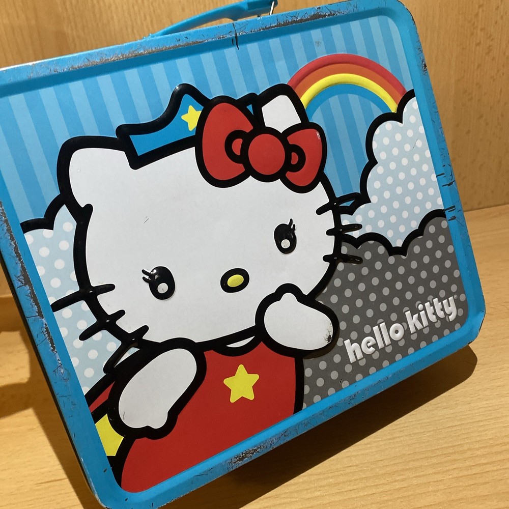 Hello Kitty Loungefly Super Cute Blue Lunch Box 2010
