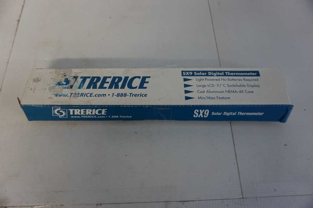 *JM* TRERICE SX9 SOLAR DIGITAL THERMOMETER (LHS62)