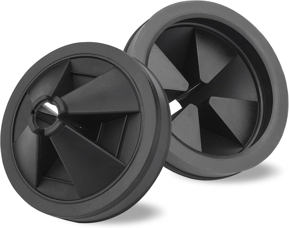 Upgraded Garbage Disposal Splash Guard, 2 Pack EPDM Rubber 3 Black 2