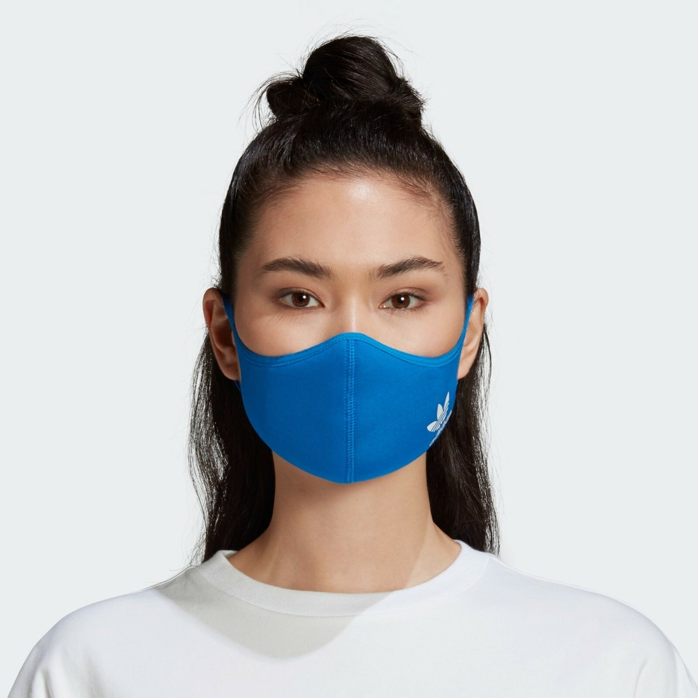 adidas Face Mask Cover (3 Pack) Blue