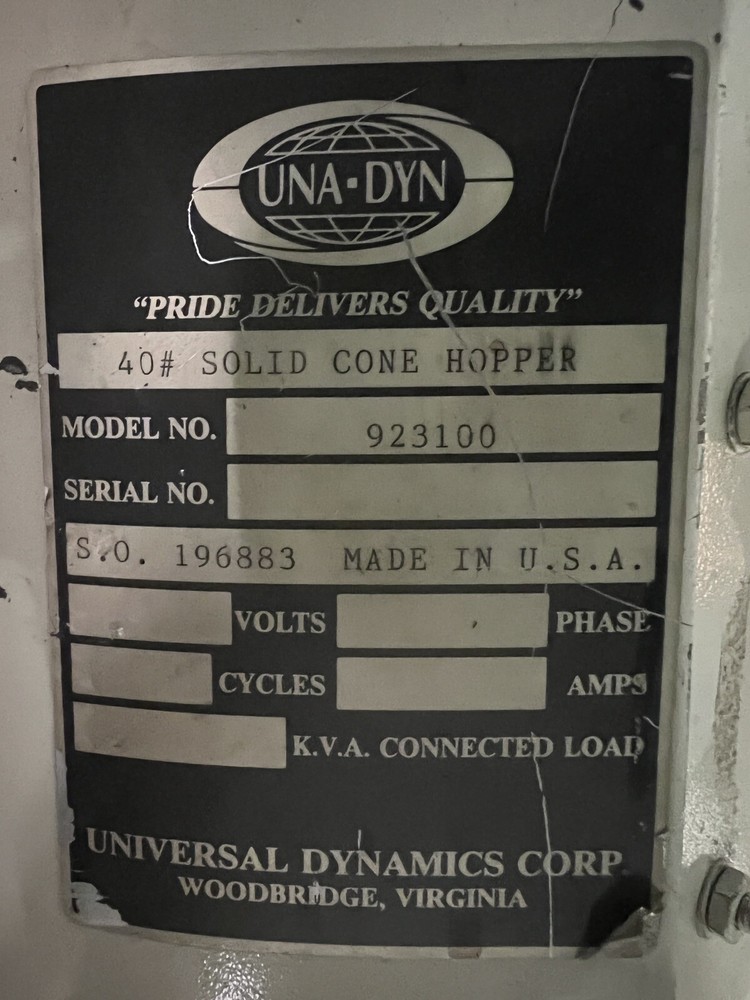 UNA-DYN 40# Solid Cone Hopper