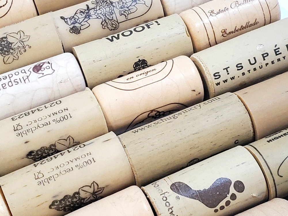 100 SYNTHETIC Used Wine Corks for Crafts Projects