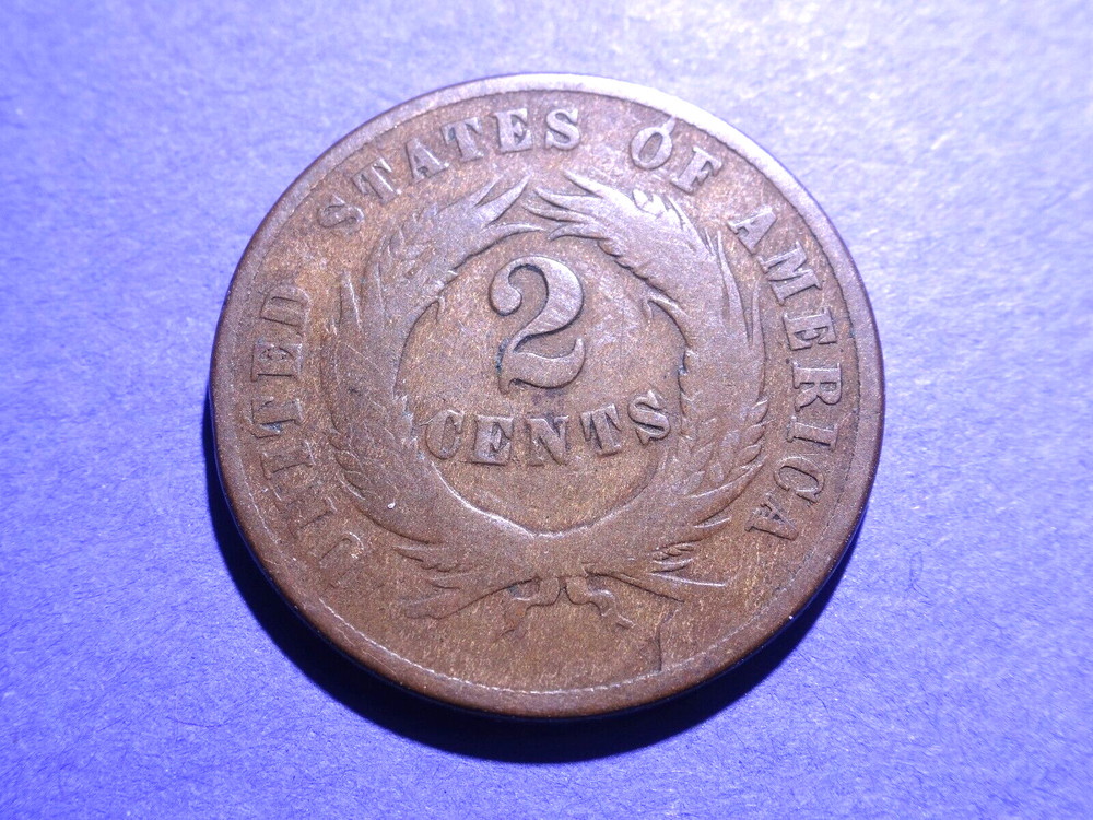 1869 Two Cent piece Good